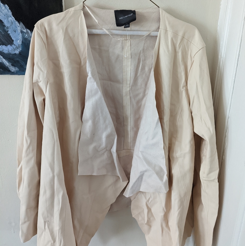 Pleather Blazer